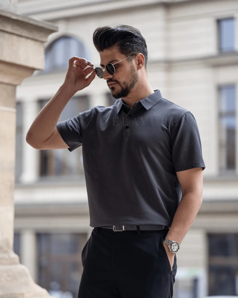 The Prestigio Polo Grey Shirt