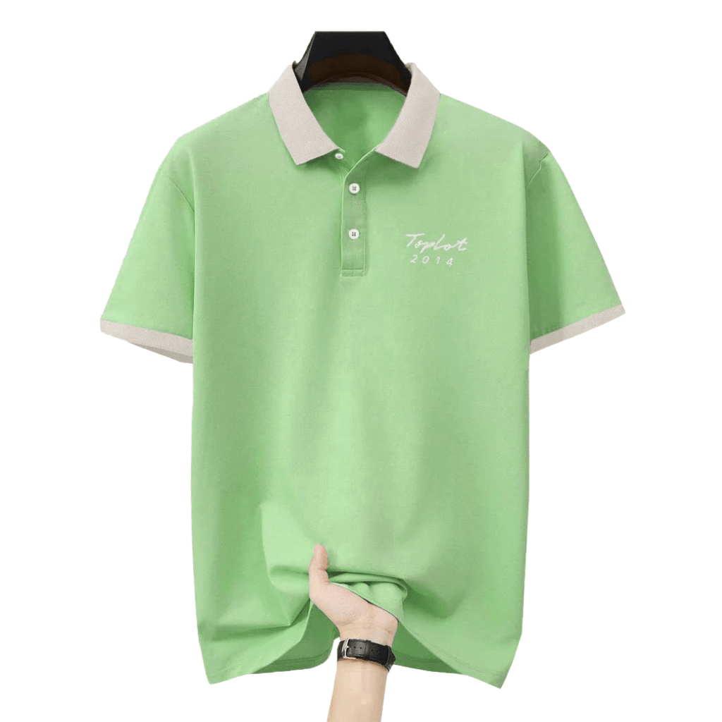 TOPLOT Men Regular Fit Polo